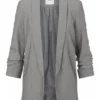 Chloe Decker Lucifer Wool Blend Grey Blazer