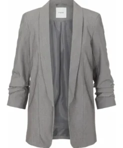 Chloe Decker Lucifer Wool Blend Grey Blazer