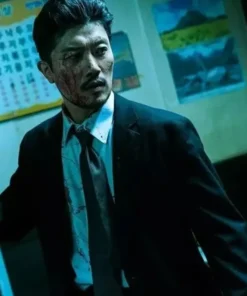 Choi Mu-Jin TV Series My Name Hee-Soon Park Black Suiting Blazer Suit