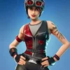 Chopper Skin Fortnit Red and Black Vest