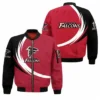 Chris Atlanta Falcons Graphic Curve Design Bomber Jacket