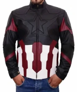 Chris Evans Captain America Infinity War Leather Jacket