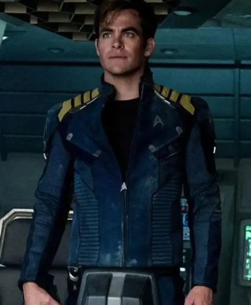 Chris Pine Star Trek Beyond Captain James Kirk Blue Uniform Jacket