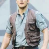 Chris Pratt Jurassic World Leather Brown Utility Vest