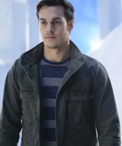 Chris Wood Supergirl Black Cotton Jacket