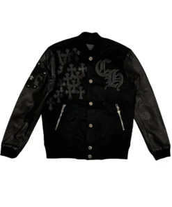 Chrome Heart Letterman Varsity Jacket