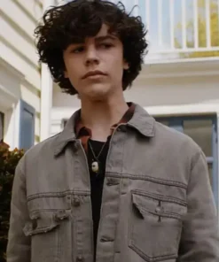 Chucky Jake Wheeler Gray Trucker Denim Jacket