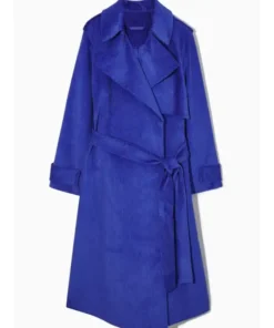 Claim To Fame Season 2 Monay Blue Belted Coat