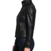 Classic Leather Black Jackets Super Henzy Women