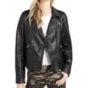 Classic Leather Jacket Petrina Women