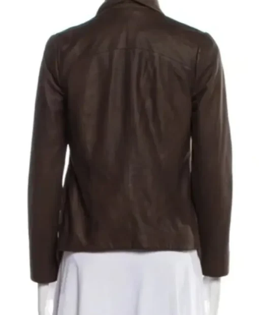 Clipped 2024 Jacki Weaver Leather Jacket