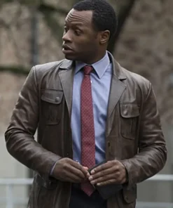 Clive Babineaux iZombie Brown Leather Jacket
