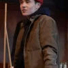 Close To You 2024 Elliot Page Brown Jacket