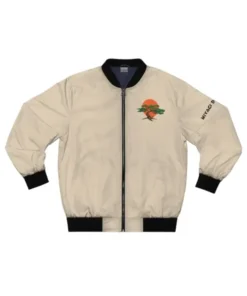 Cobra Kai Miyagi Do Karate Off White Vintage Bomber Jacket