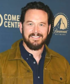 Cole Hauser TV Series Yellowstone Rip Wheeler Mustard Cotton Shirt Style Premiere Mustard Yellow Award Show Jacket