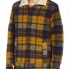Cole Sprouse TV Series Riverdale Jughead Jones Yellow Plaid Wool Jacket