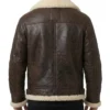 Buy Colin SF Brown Shearling Leather Jacket
