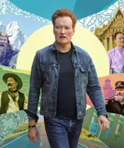 Conan O'Brien Must Go 2024 Blue Denim Jacket