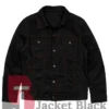 Conan O’Brien Top Gun Event Black Denim Trucker Jacket