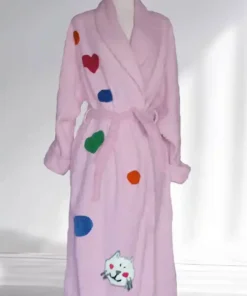 Alternative view of Confetti Kitty Bathrobe