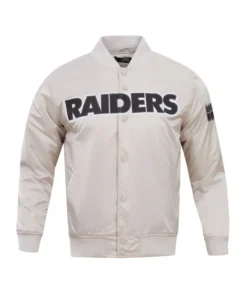 Connor Las Vegas Raiders Varsity Jacket