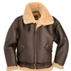 Connor Sheepskin RAF Pilot WW2 Flying Bomber Mens Jacket