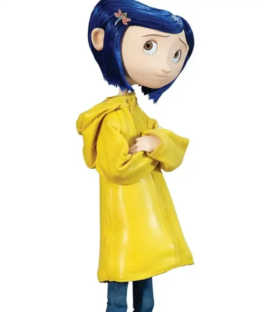 Coraline Yellow Hooded Raincoat For Sale
