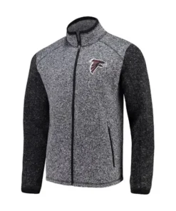 Corwin G-III Sports Atlanta Falcons Grey Fleece Jacket