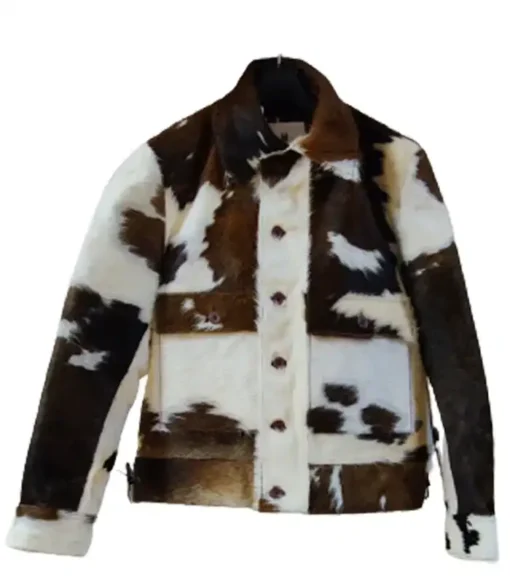 Cowhide Luxurious Fur Leather Jacket