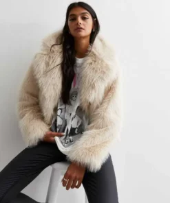 Cream Fur Jacket