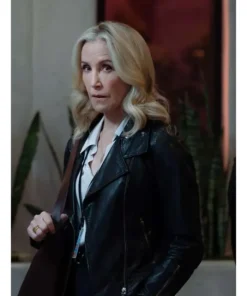 Criminal Minds S017 Dr. Jill Gideon Black Leather Jacket