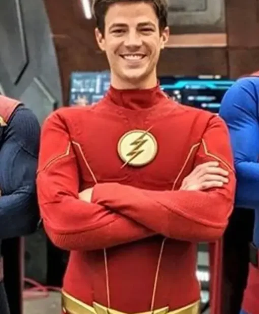 Crisis on Infinite Earths Flash Red Leather Jacket