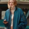 Cuckoo 2024 Hunter Schafer Bomber Blue Jacket