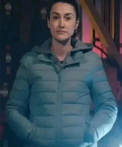 Culprits S01 Laura Morgan Green Puffer Jacket