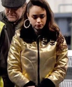 Curfew Faith Palladino Golden Jacket