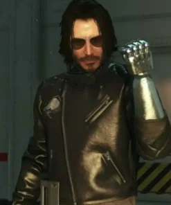 Cyberpunk 2077 Johnny Silverhand Real Leather Jacket