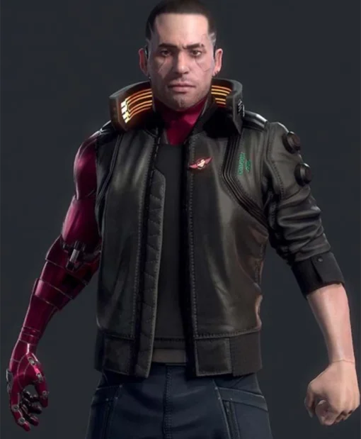Cyberpunk 2077 Night City Dreamer Black Bomber Jacket