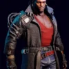 Cyberpunk 2077 Placide Belted Leather Coat