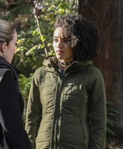 DCs Legends Of Tomorrow S05 Maisie Richardson-Sellers Green Jacket