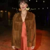 Dakota Johnson The Lost Daughter Telluride Festival Brown Jacket