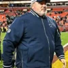 Dallas Cowboys Sideline Coach Blue Bomber Jacket