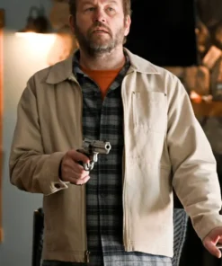 Dallas Roberts Big Sky White Cotton Jacket