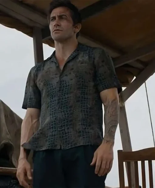 Dalton Road House Printed Brown Shirt