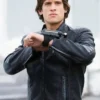 Dan Ewing Power Rangers RPM Dillon Leather Jacket