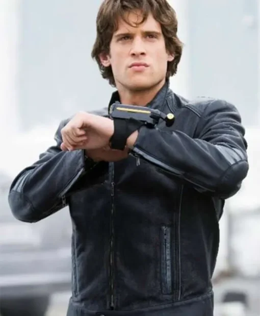Dan Ewing Power Rangers RPM Dillon Leather Jacket