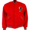 Daniel Atlanta Falcons 1967 Red Varsity Jacket