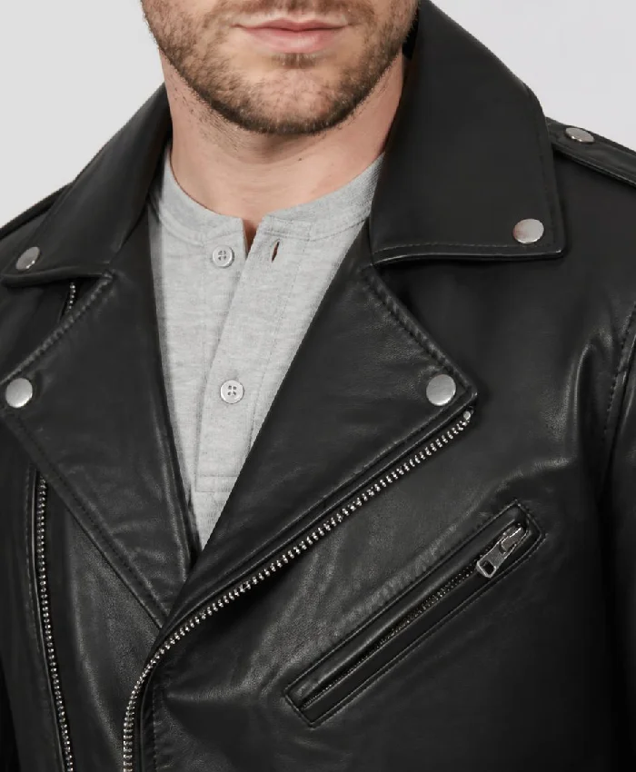 Daniel Wilsons Leather Jacket Black For Men