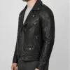 Daniel Wilsons Leather Jacket Black For Mens