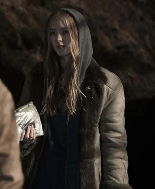 Dark Gina Stiebitz Shearling Leather Jacket