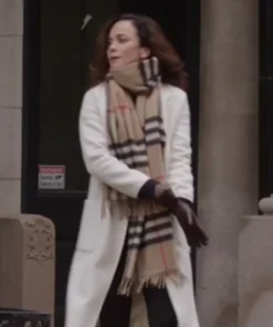 Dark Matter Alice Braga White Wool Coat